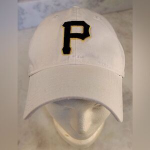 Pittsburgh Pirates White New Era 49FORTY Hat - Size Large - 100% Cotton